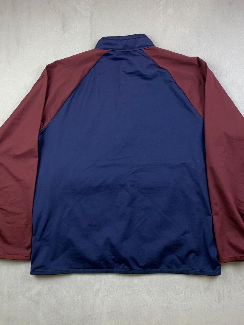 Ralph Lauren RLX Mens Pullover Large Blue Red Colorblock 1/4 Zip Long Sleeve - Picture 7 of 7